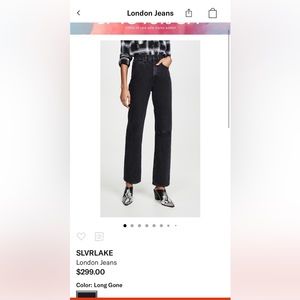 SLVRLAKE London Jeans in Long Gone